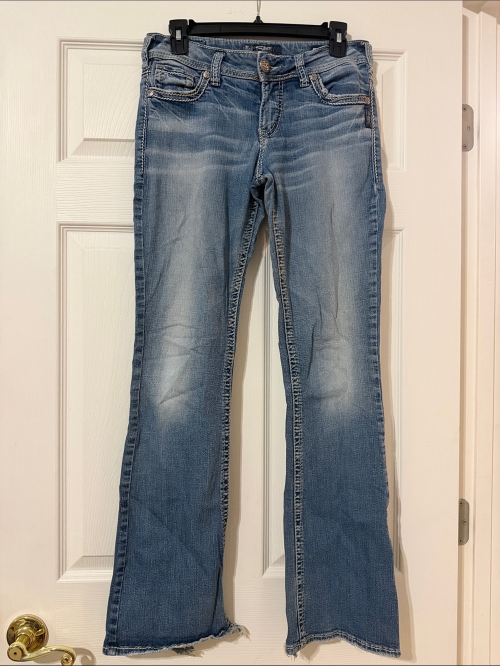 Silver Jeans Light Blue Women's Flare Jeans